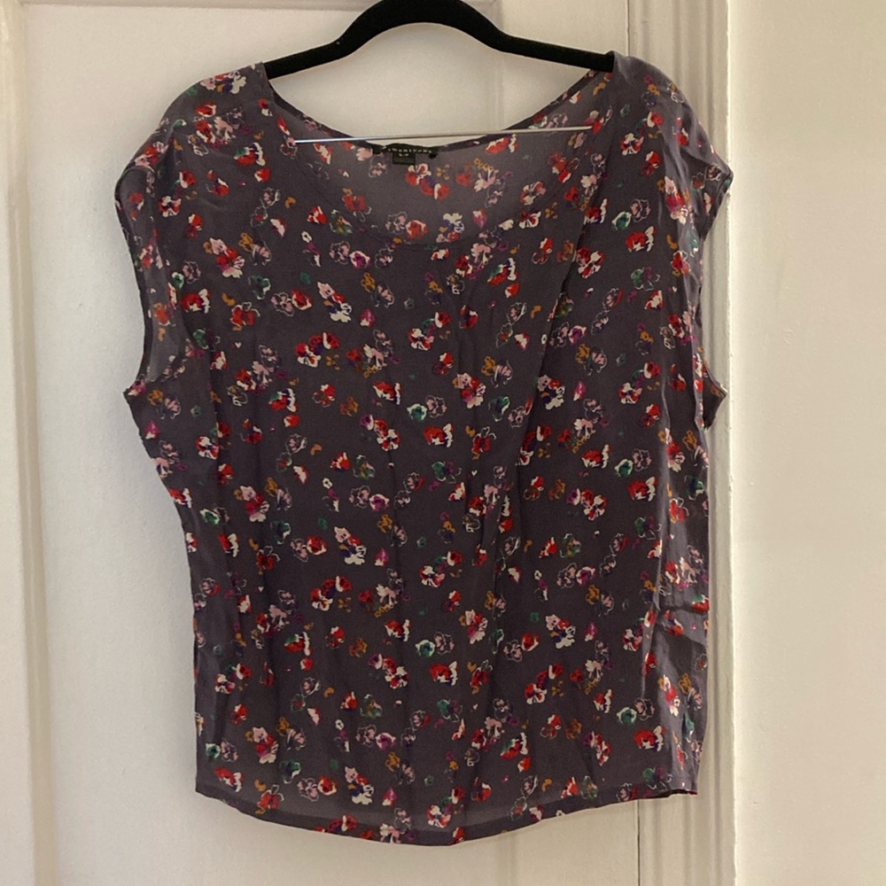 Forever 21 drapey silk top